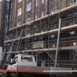 We have provided interested parties in interior and exterior scaffolding